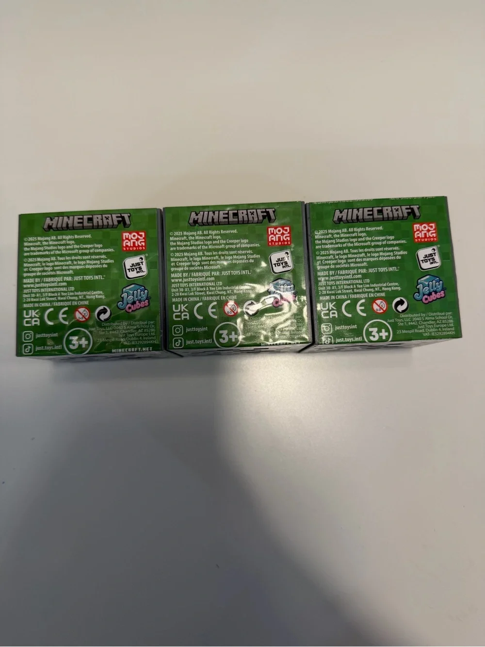 Minecraft jelly cubes squishy bundle!